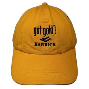OC Baseball Cap Orange Blue Got Gold Barrick Hat Strapback OS Logo Embroidered